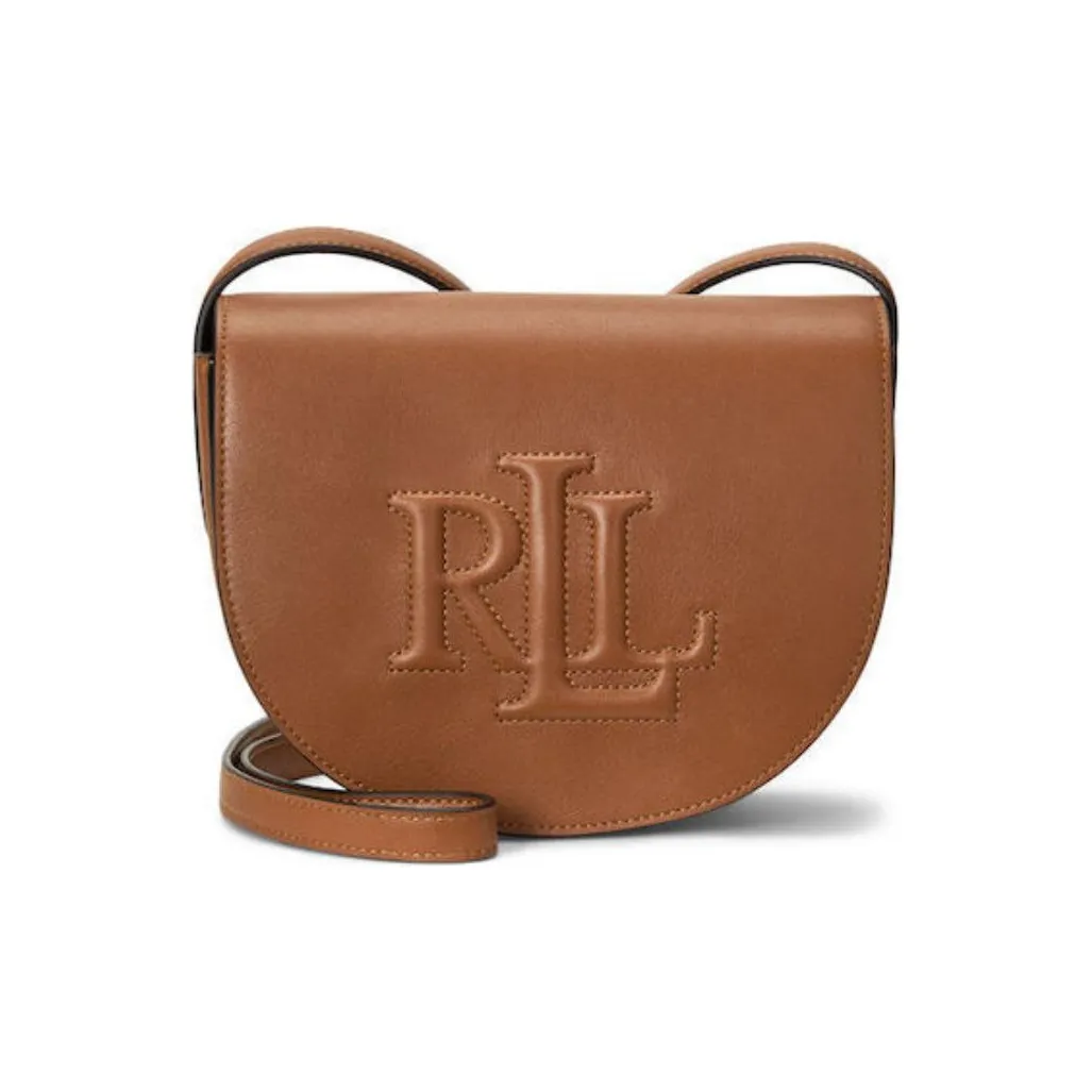 Ralph Lauren Leather Crossbody Bag, Shoulder Bag Women's Brown