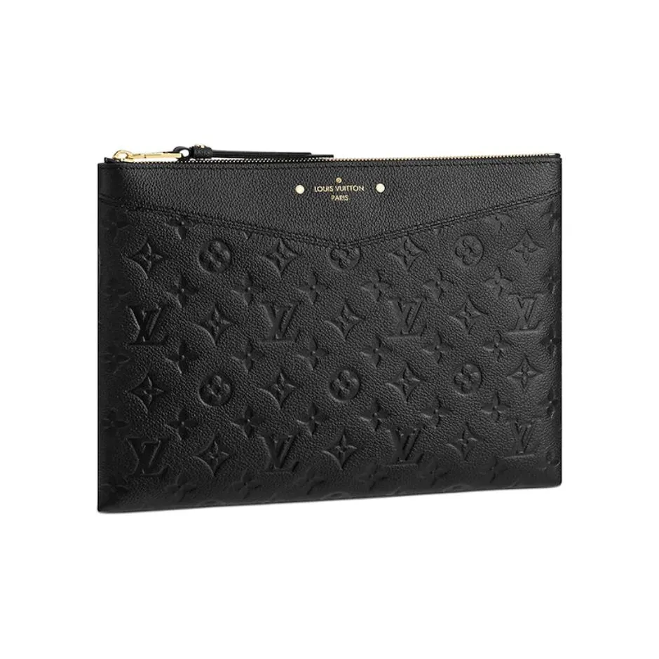 LOUIS VUITTON Daily Pouch Monogram Empreinte Black Noir