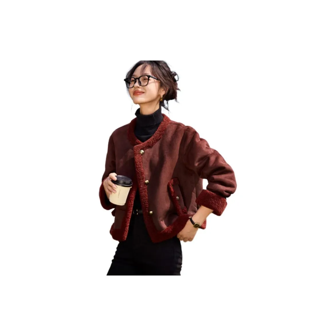 Mo Han Yi Mei Jackets Coats Women's Ancora Red