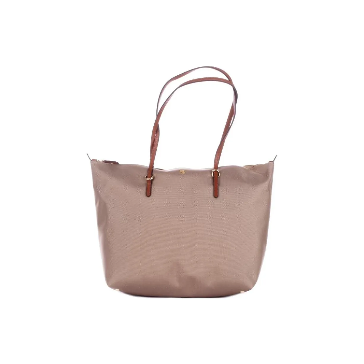 Lauren Ralph Lauren Logo Patch Large Top Handle Bag