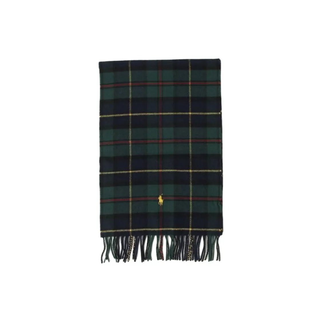 Polo Ralph Lauren Кашемир Вязаные Шарфы Мужской Темно-Зеленый