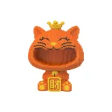 YS1452-40CM (샴페인 오렌지) 크라운 Big Mouth 고양이