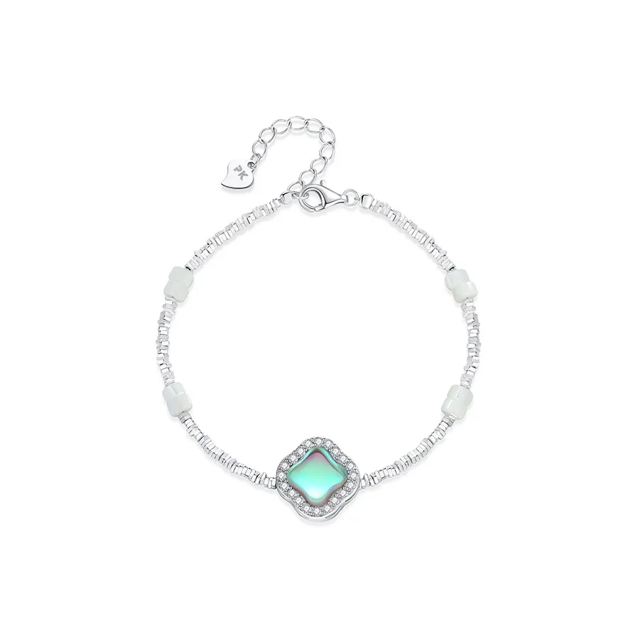 PARAS KORS S925 Silver, Mother Of Pearl Bracelets Women's