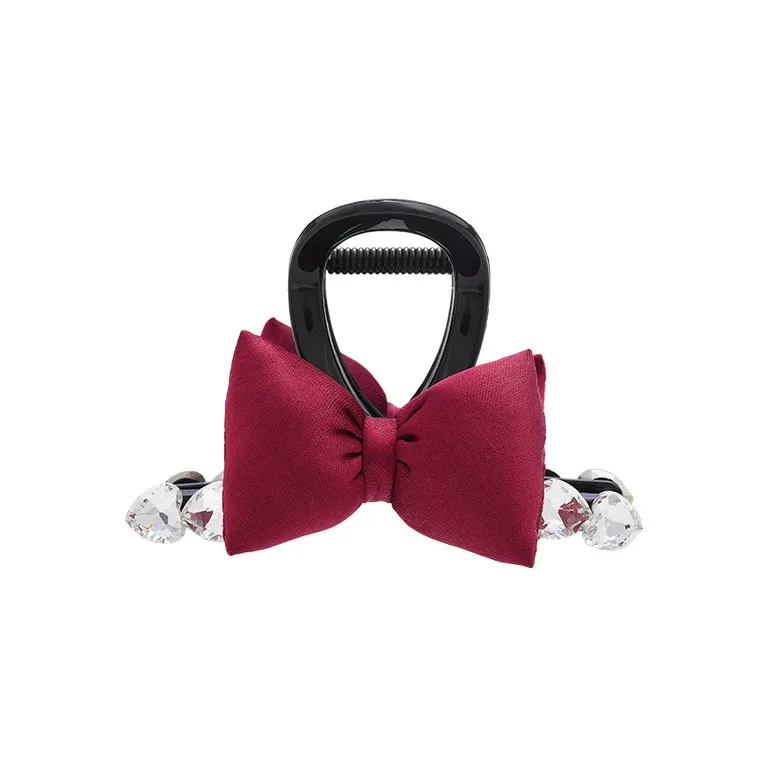 ROYALSASA Полиэстер Искусственный кристалл Акула Зажим Женские