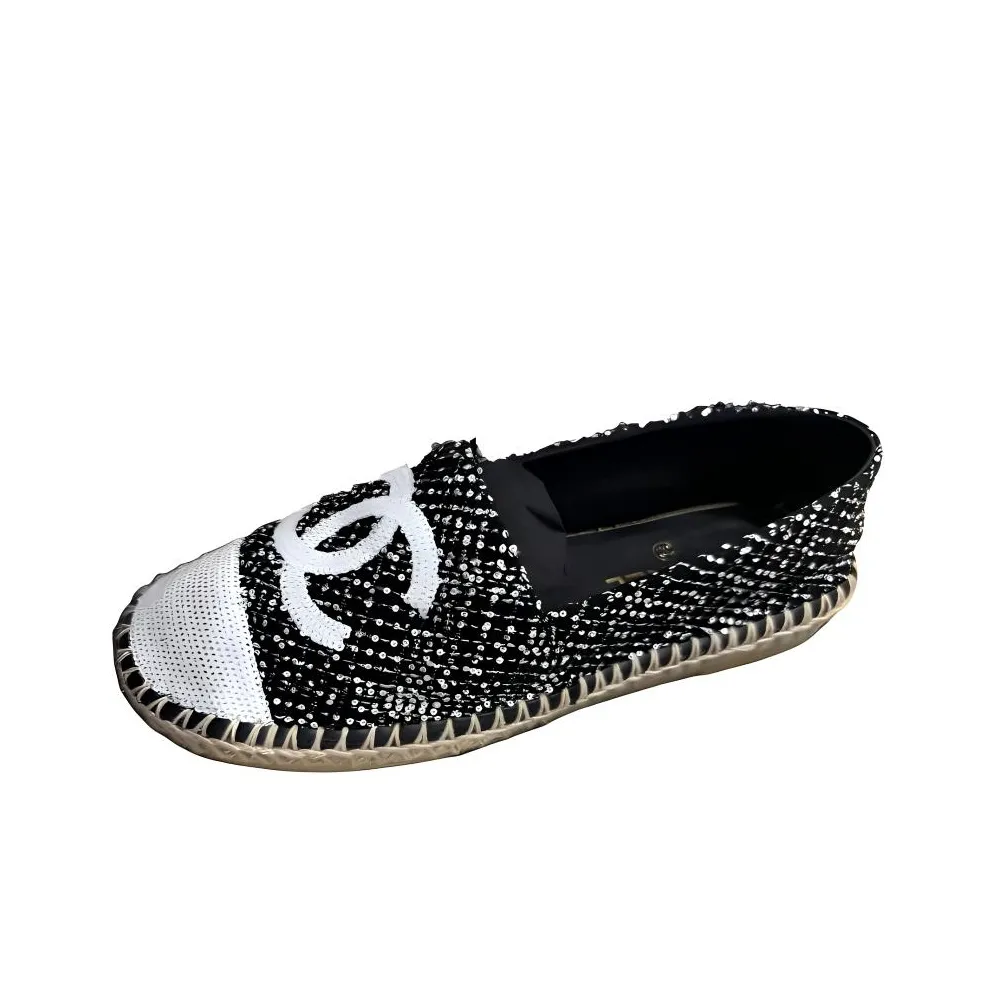 CHANEL Espadrilles Women's Black