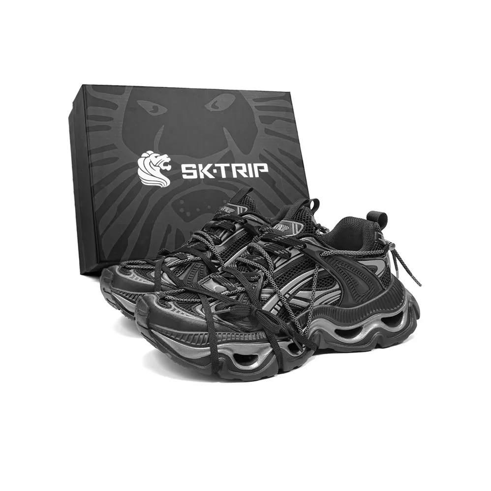 SK.TRIP Riding The Waves Амортизация Увеличение Высоты Устойчивость к Износу Легкий Мат Низкий Топ Кроссовки Мужские