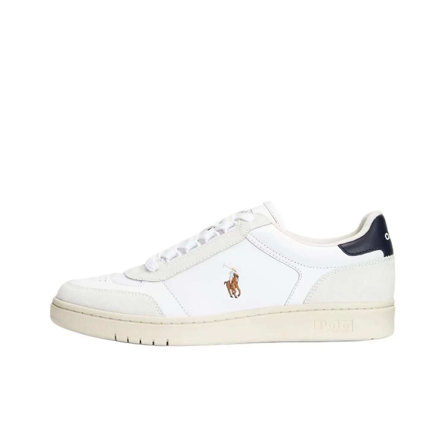 Polo Ralph Lauren Court Low Top Skateboard Shoes Men's White