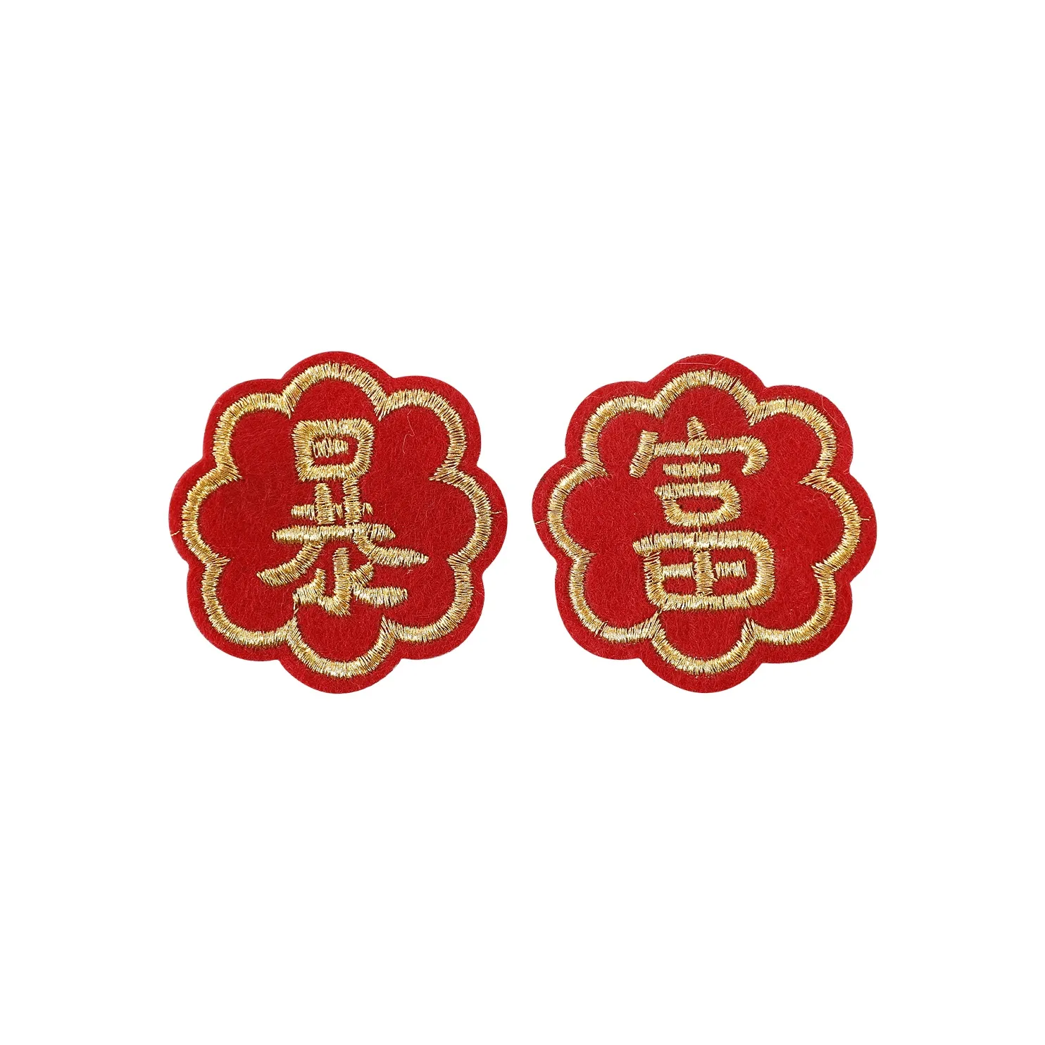 HANYUDIE Unique Design Fringe Red Celebration Stray Hair Bangs Clip Duck Bill Clip Hair Accessory Hair Clips Women's