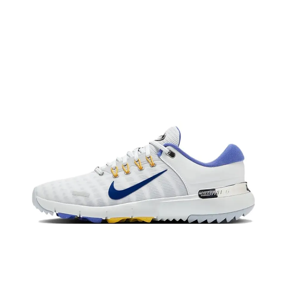Nike Free Golf Pure Platinum University Gold Wolf Grey Astronomy Blue