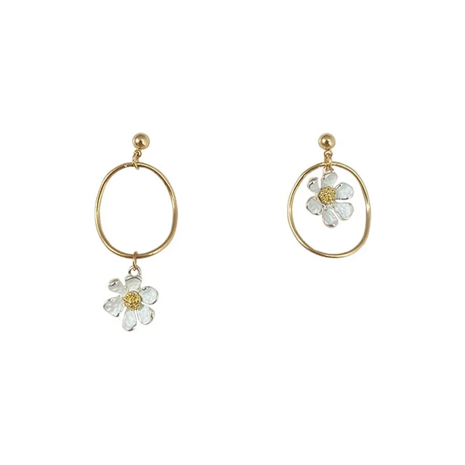 LIANGCAI Alloy Stud Earrings Women's