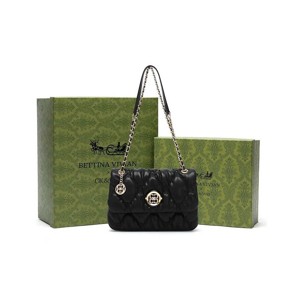 BETTINA VIVIAN ПУ (полиуретан) Сумка через плечо Стандартная Женская Черная