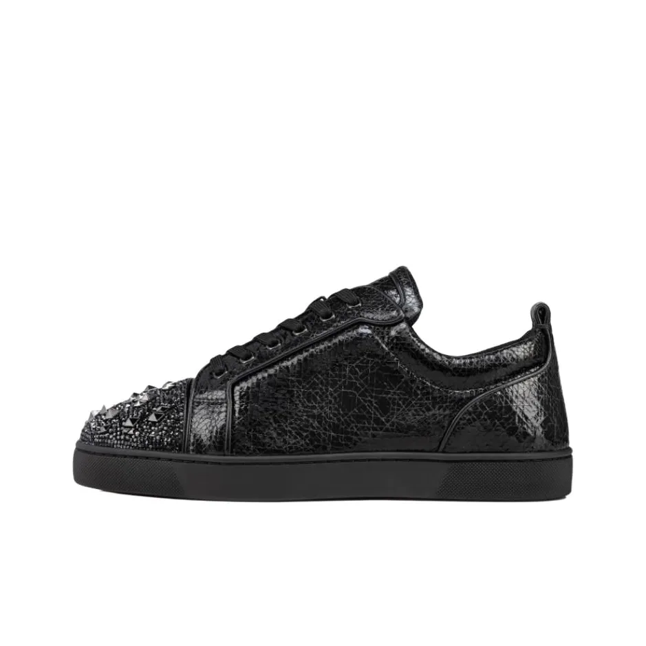 CL LUBOTING Louis Low Top Skateboard Shoes Men's Black