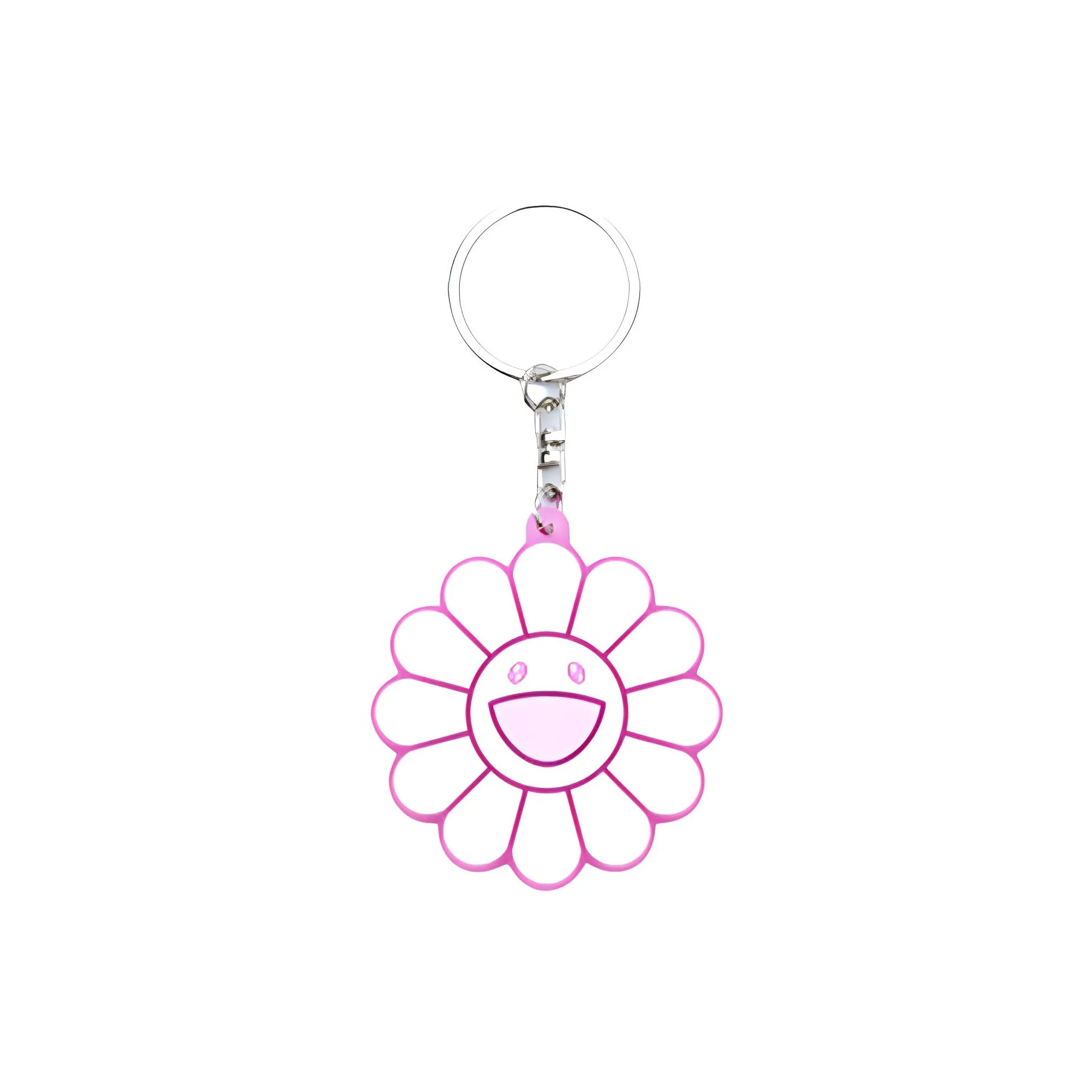 Коллекция Takashi Murakami Sunflower Kaikaikik FLOWER Резиновый брелок для ключей Многоцветный Подсолнух Рюкзак 5,5 см