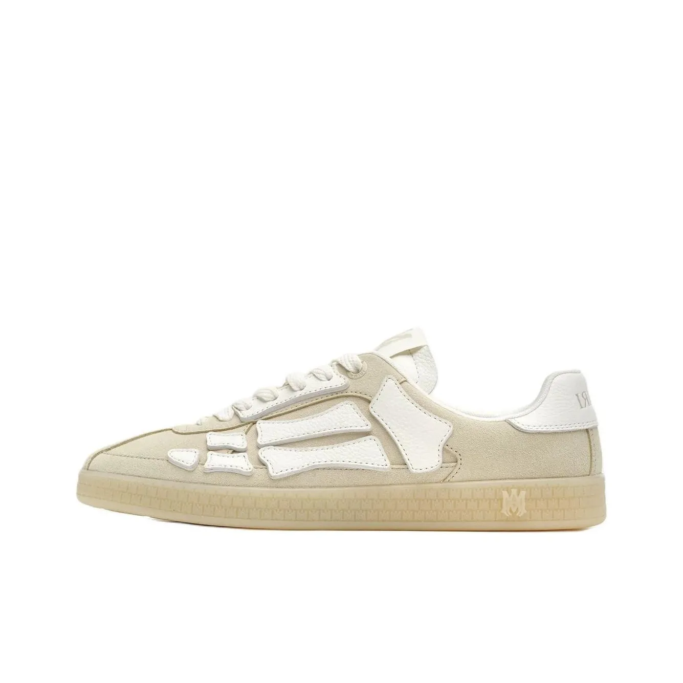 AMIRI Pacific Bones Low Top Skateboard Shoes Women's Beige