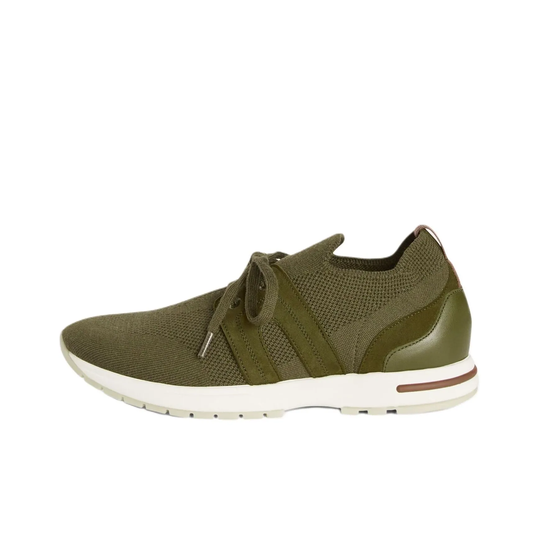 Loro Piana 360 Lp Lady Flexy Walk Low Top Casual Shoes Women's Green