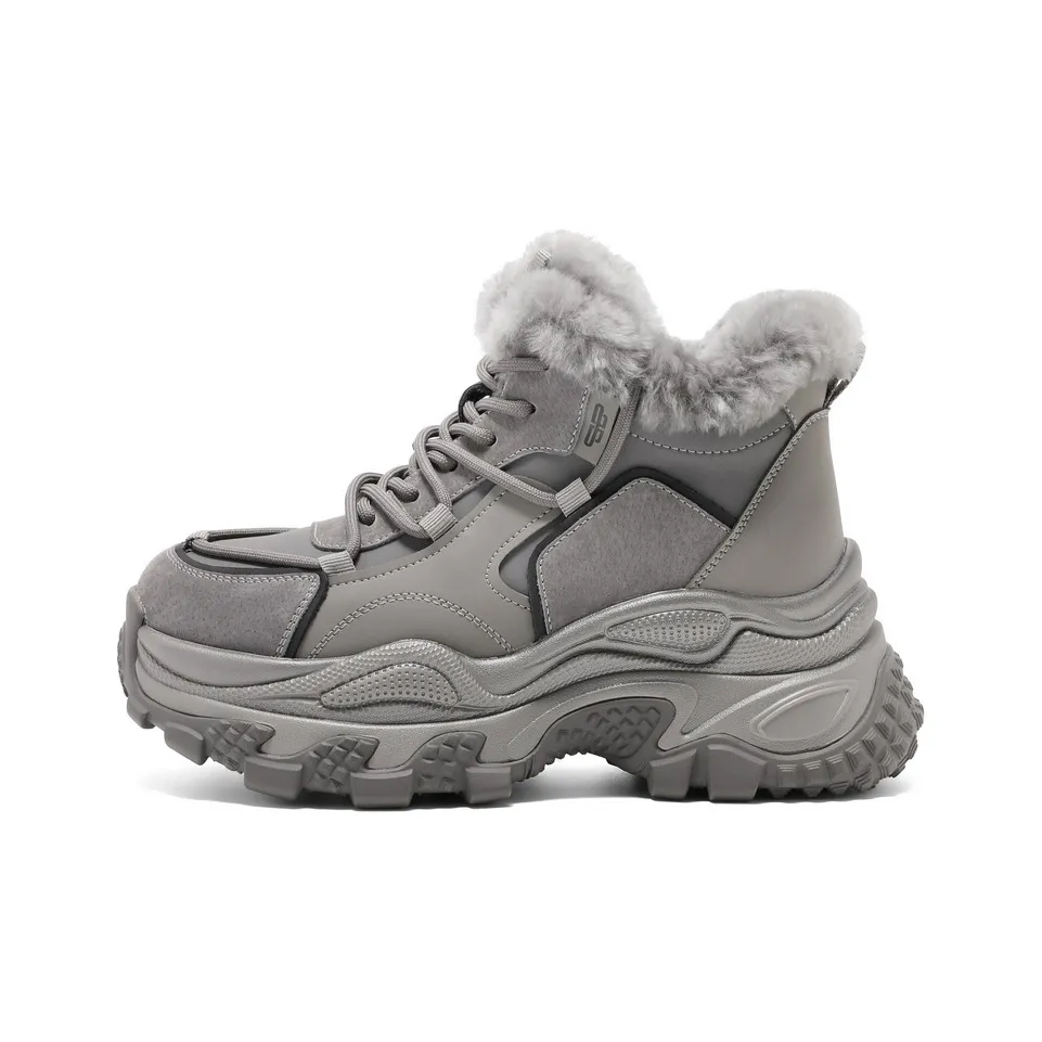 BELLE Slip-resistant Abrasion-resistant High Top Cushioned Sneakers Women's