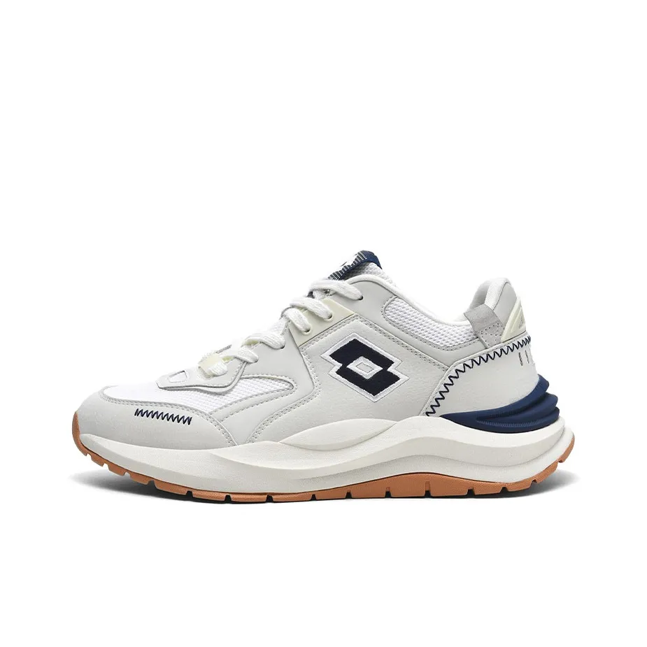 LOTTO Thundercloud Cushioning Anti-Slip And Wear-Resistant Low-Top Chunky Sneakers Men's Ecru