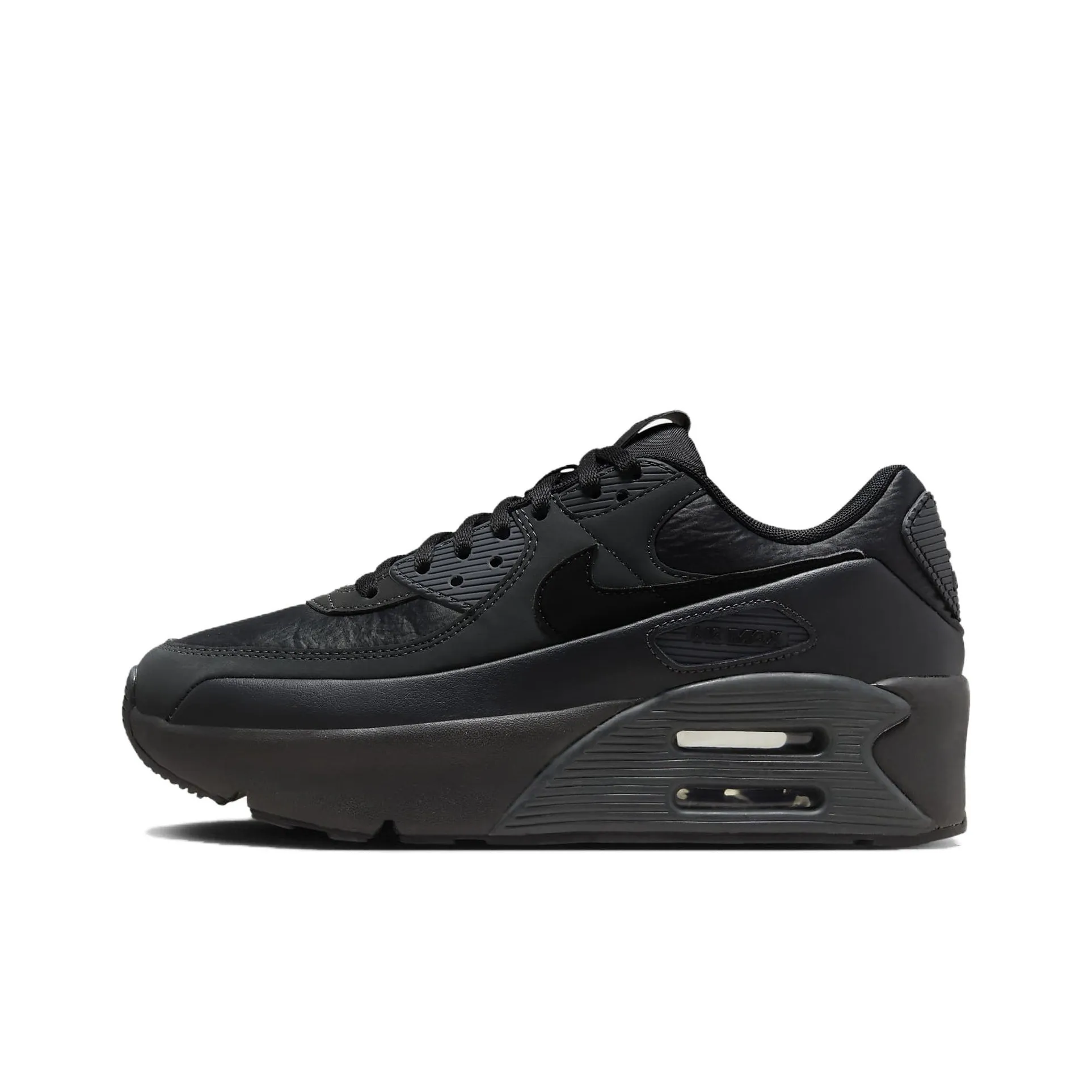 Nike Air Max 90 Low Топ Повседневная обувь Женская Черная