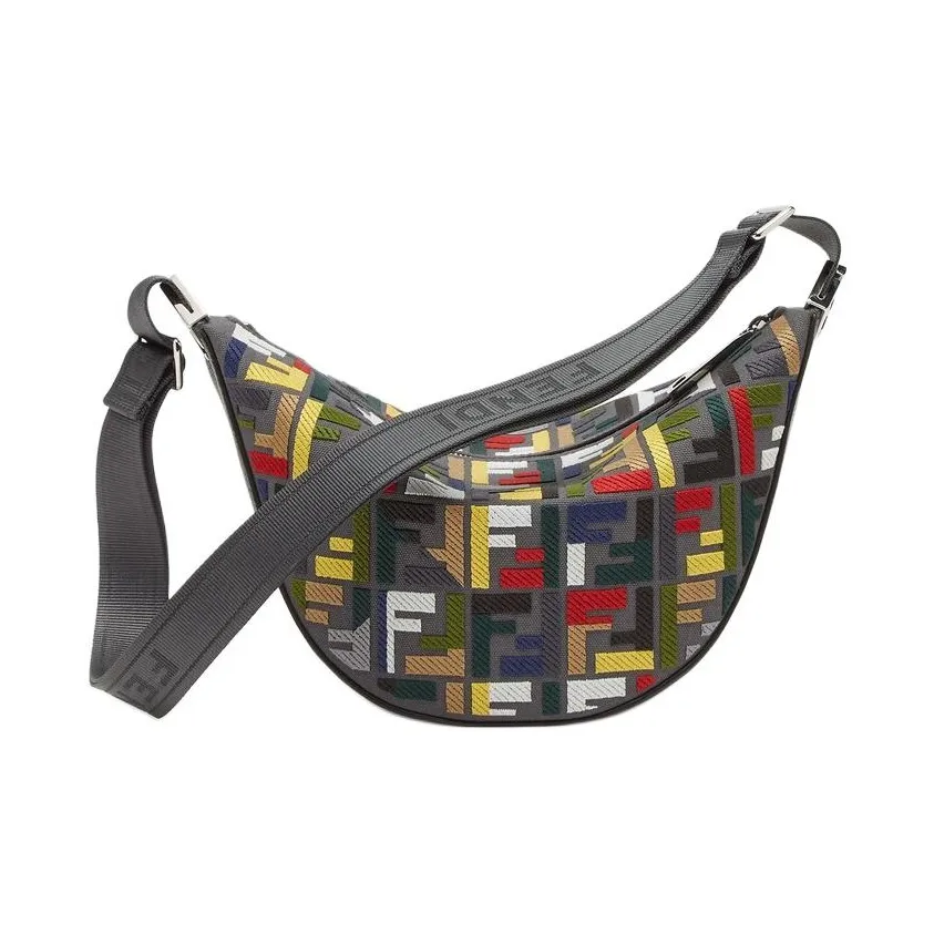FENDI Cotton Shoulder Bag, Crossbody Bag Trumpets Men's