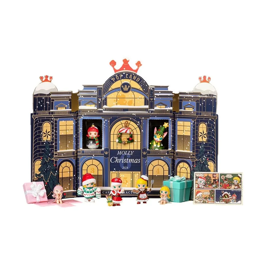 POP MART Коллаборация Edición Коллекция Фигурки Моделей Molly Castle Christmas Adventure