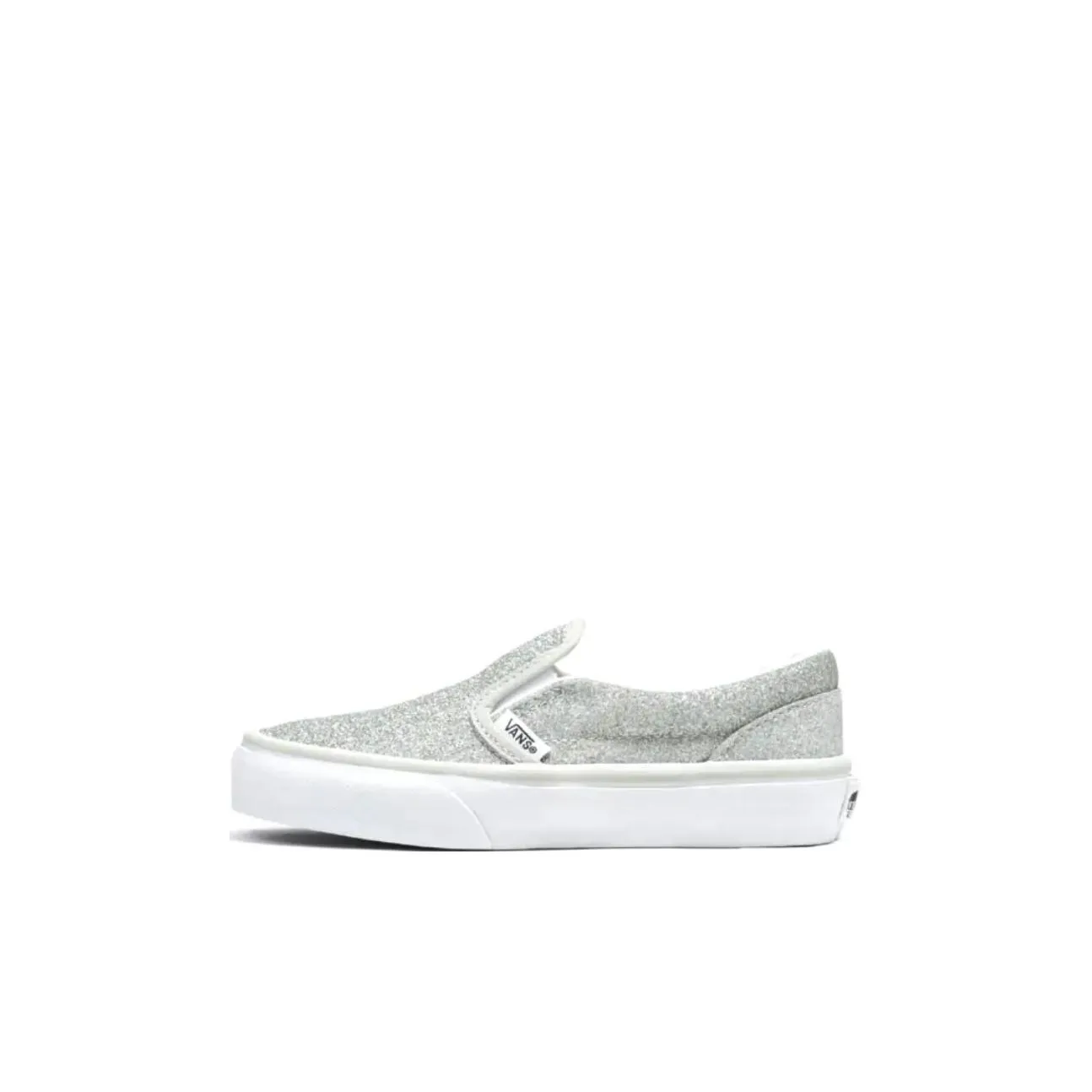 Vans Slip on Anti Slip Wear Resistant Low Top Kids' Skateboarding Shoes Gray Kids'