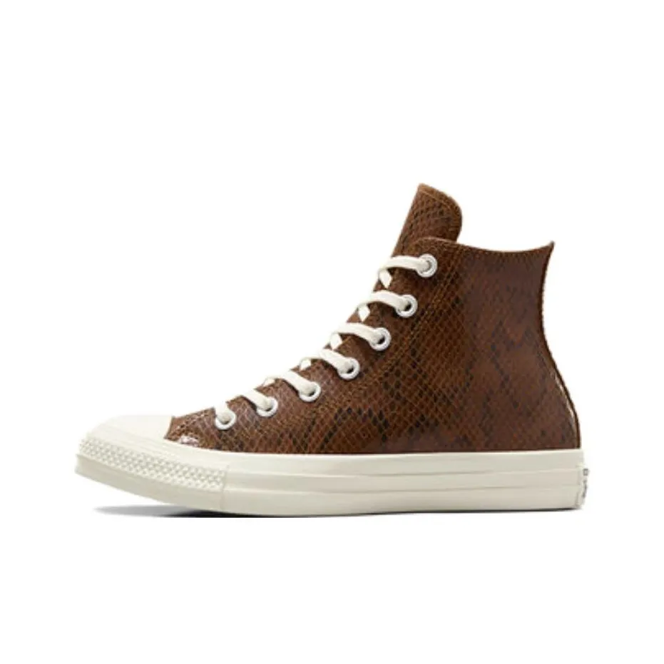 Converse Women's Chuck Taylor All Star High 'Snakeskin   Dark Whiskey' Women's
