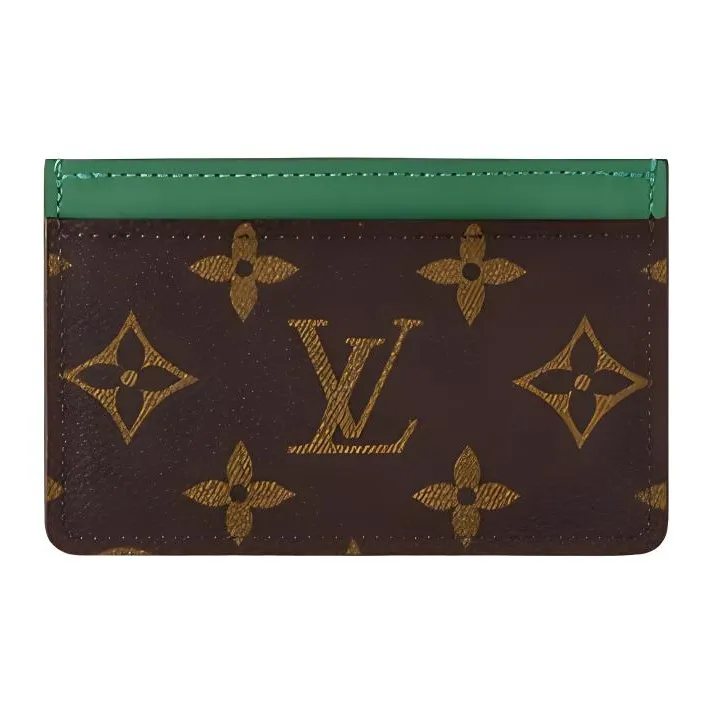 LOUIS VUITTON Card Holder Pm Colormania Green