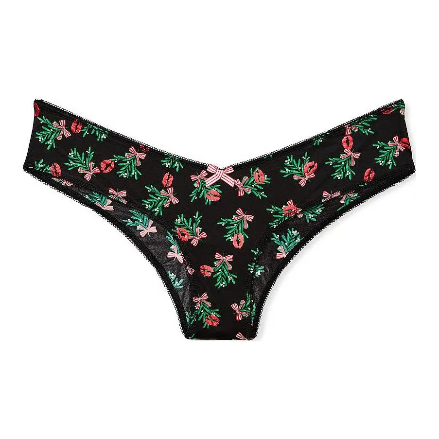 Victoria's Secret Very Sexy Smooth High Waist Cheeky Panty Черные трусы женские 1 упаковка черный