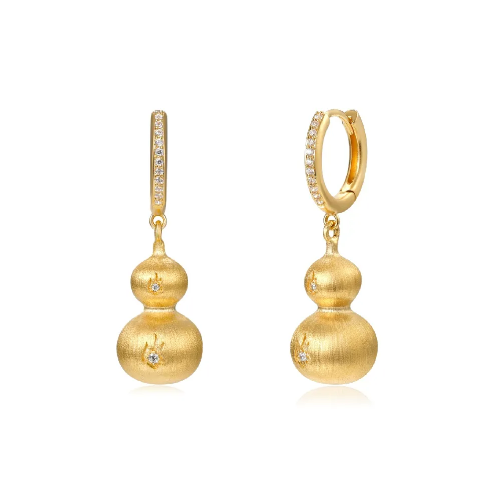 BAODEYI Серьги с золотым покрытием унисекс