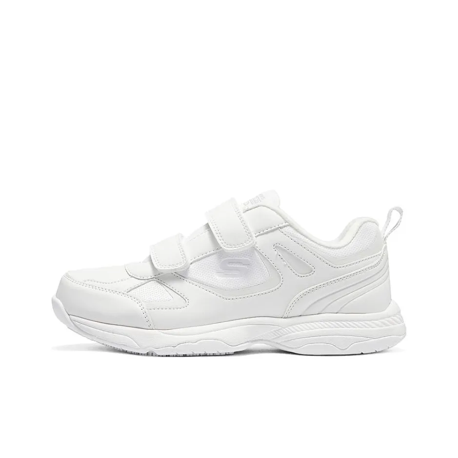 Skechers Anti Slip Wear Resistant Low Top Casual Shoes The Men's White