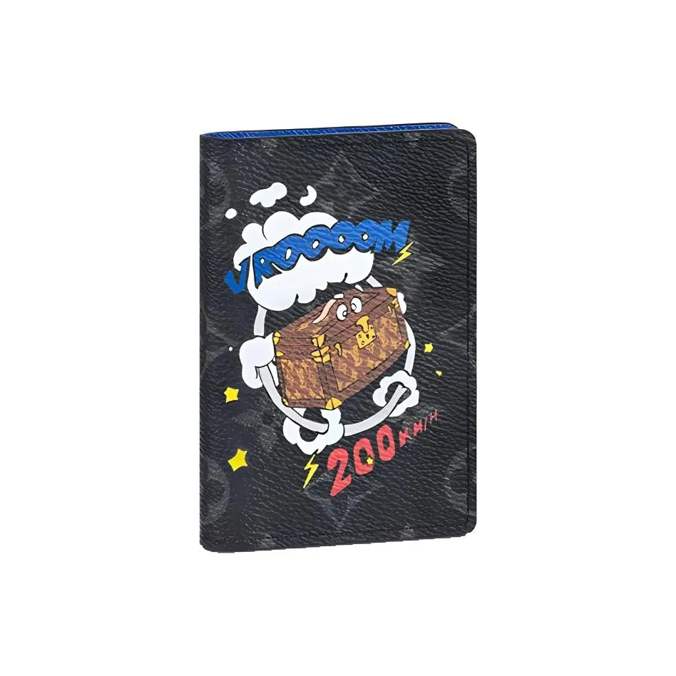 LOUIS VUITTON Pocket Organizer Monogram Eclipse Black