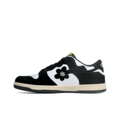 WATER THE PLANT Кроссовки для скейтбординга Low Top Черные Женские