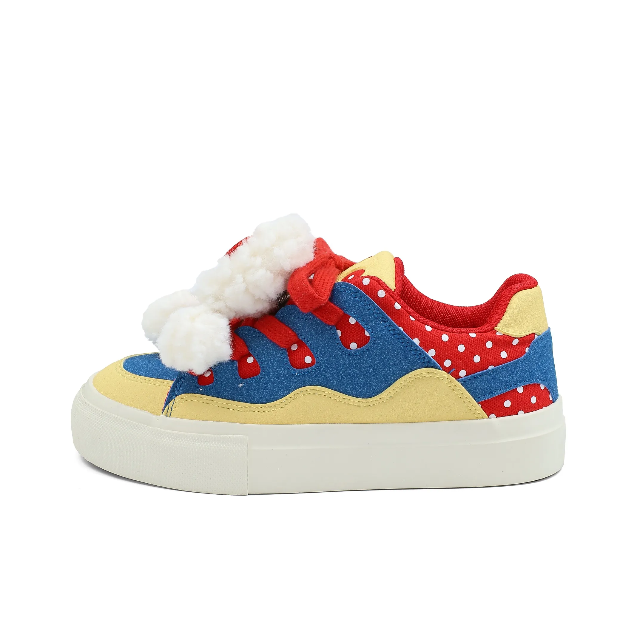 B10CROWN Slip-resistant Abrasion-resistant Breathable Low-Top Skateboard Shoes Women's Red Yellow Blue B10CROWN Противоскользящие Износостойкие Дышащие Низкие Кроссовки для Скейтбординга Женские Красный Желтый Синий