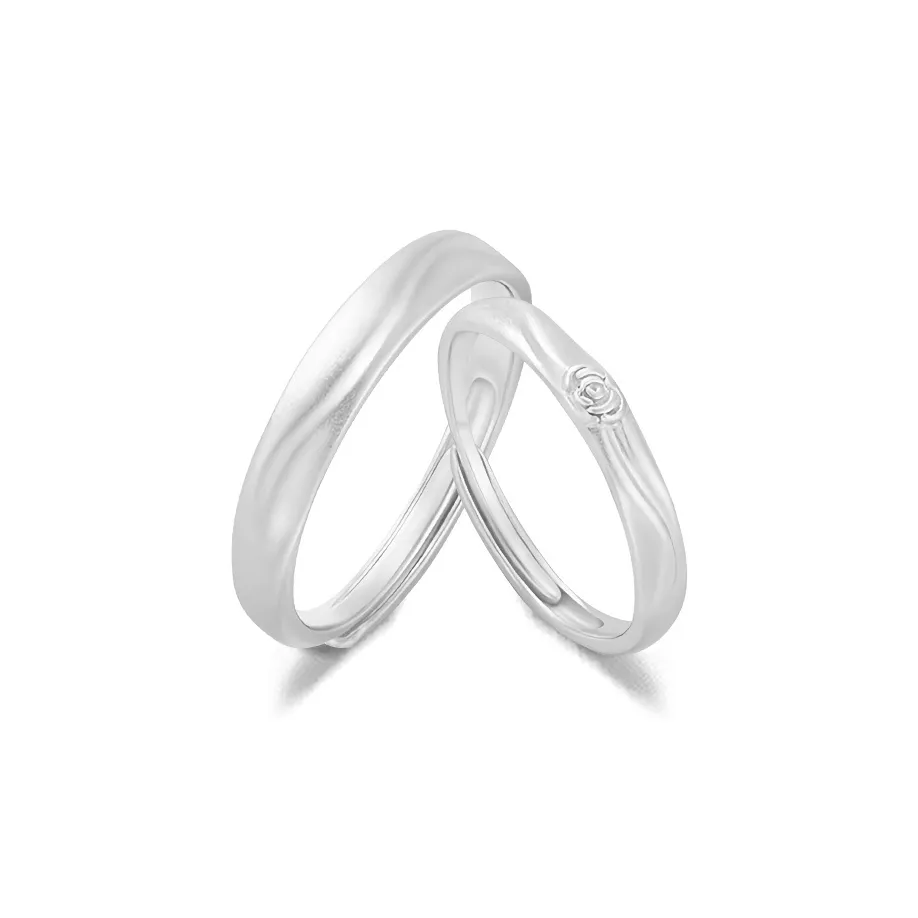 FORCHI Sterling Silver Rings Unisex Anniversary Gift For Women's
