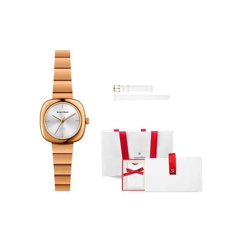 SMART ROCK Кварцевый механизм Женские часы 26 мм Золотые