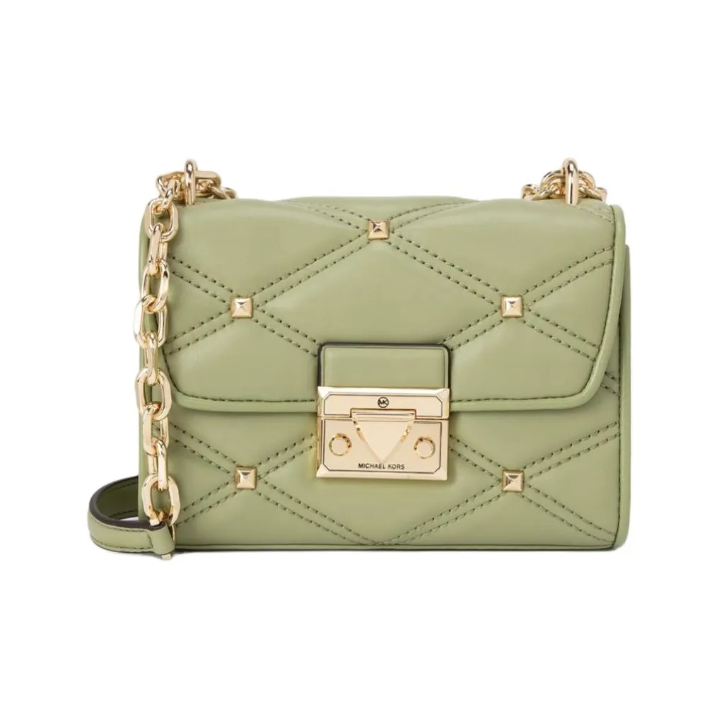 MICHAEL KORS Serena Искусственная кожа Сумка через плечо Маленькая Женская Авокадо Зеленый