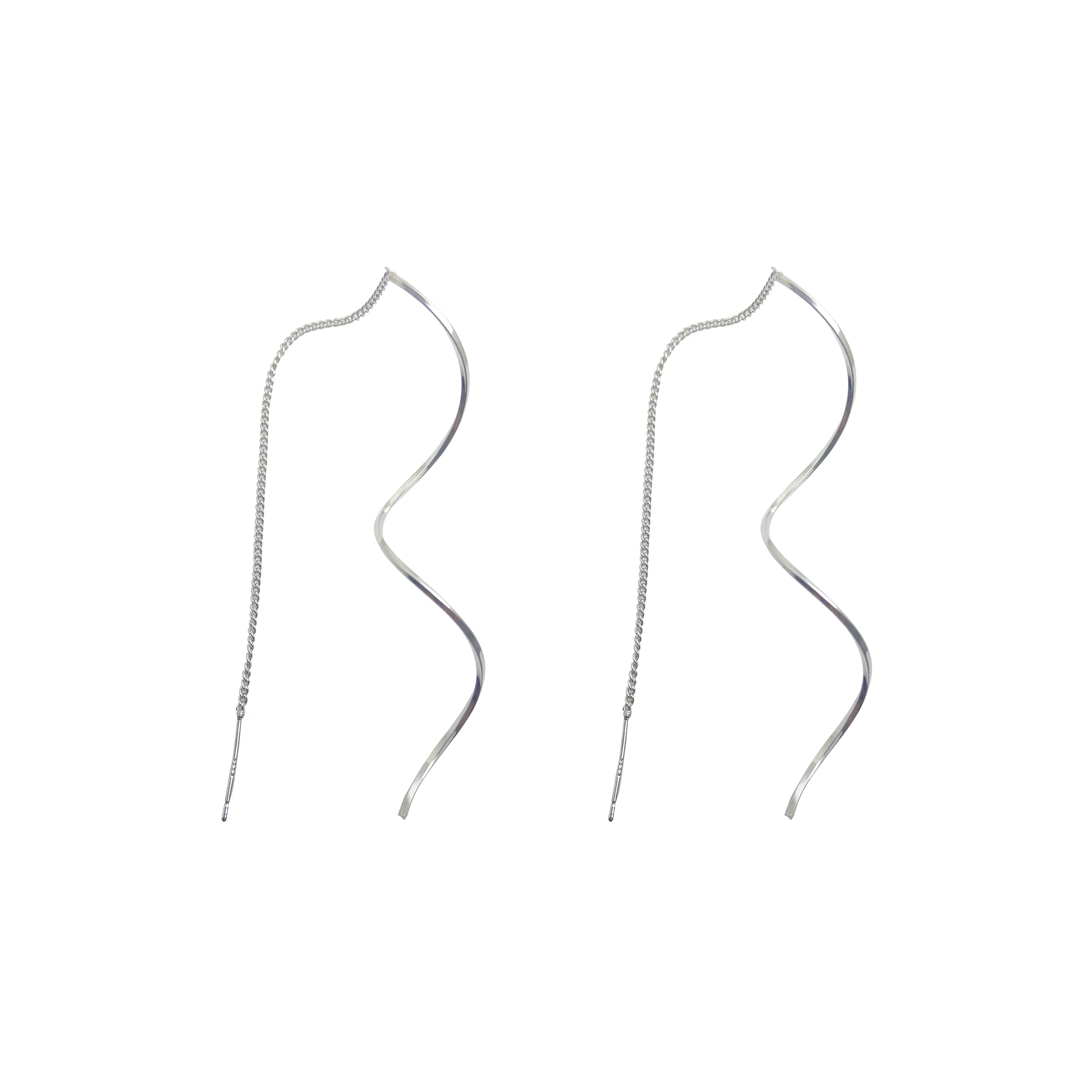ERXI 925 Sterling Silver Stud Drop Earrings Women's