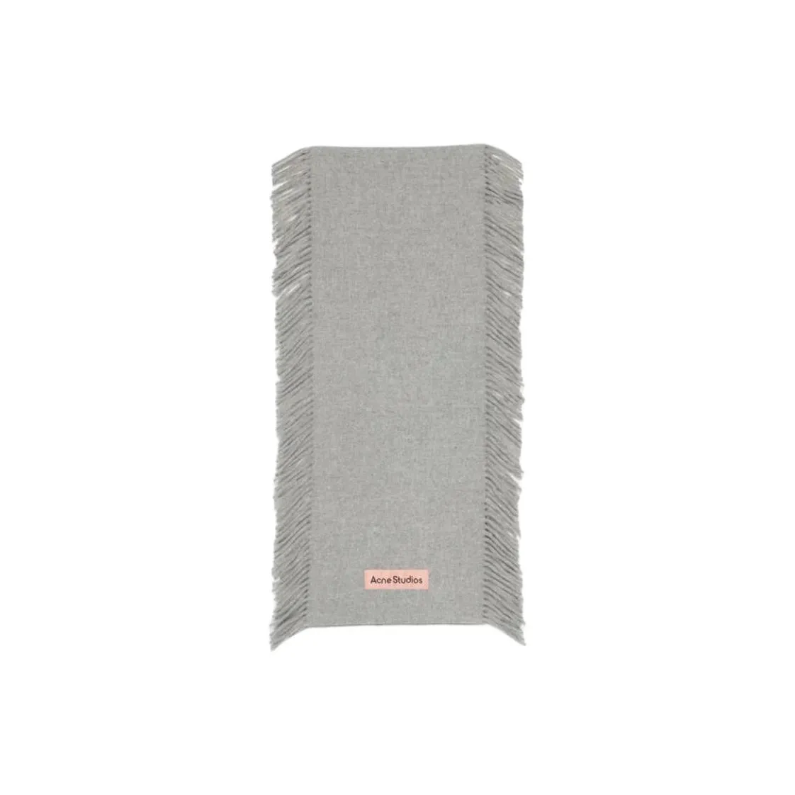 ACNE STUDIOS Шерсть Вязаные Шарфы Унисекс Светлый Серый