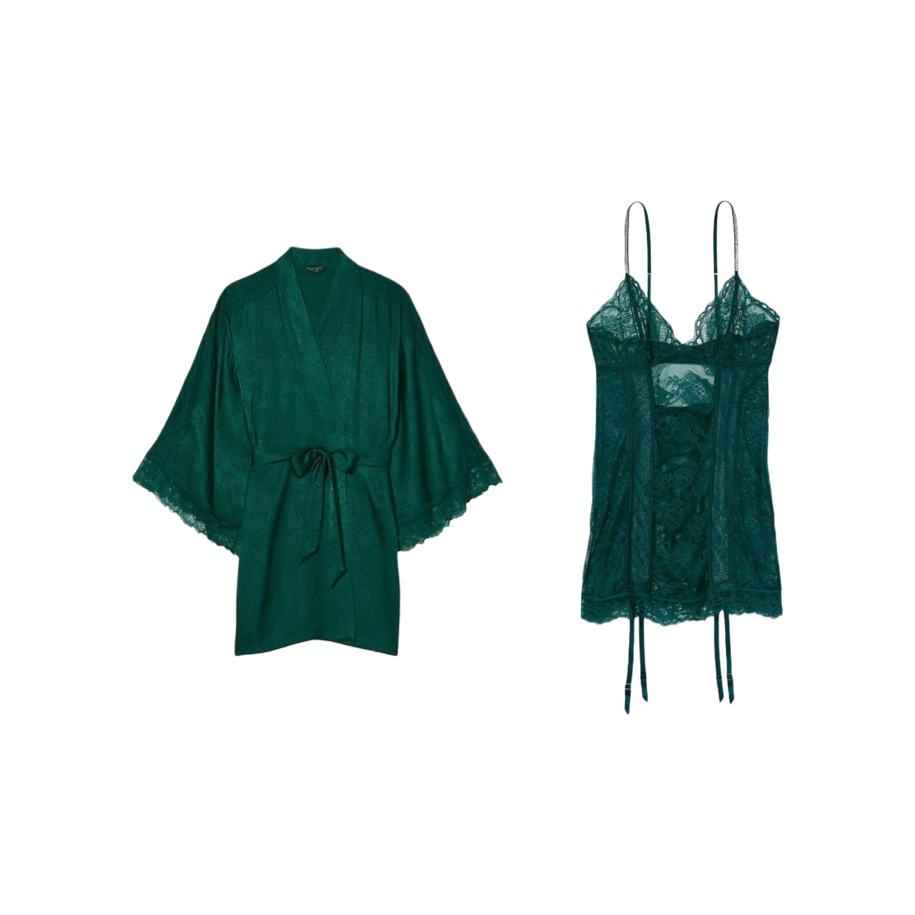 Victoria's Secret Pajama Комплект Женский Лесной Зеленый