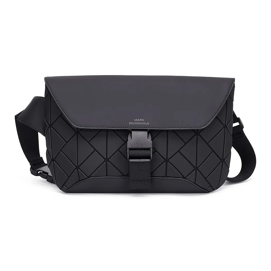 FAIRWHALE Сумка через плечо из синтетической кожи сумка-конверт сумка на плечо обычная мужская черная