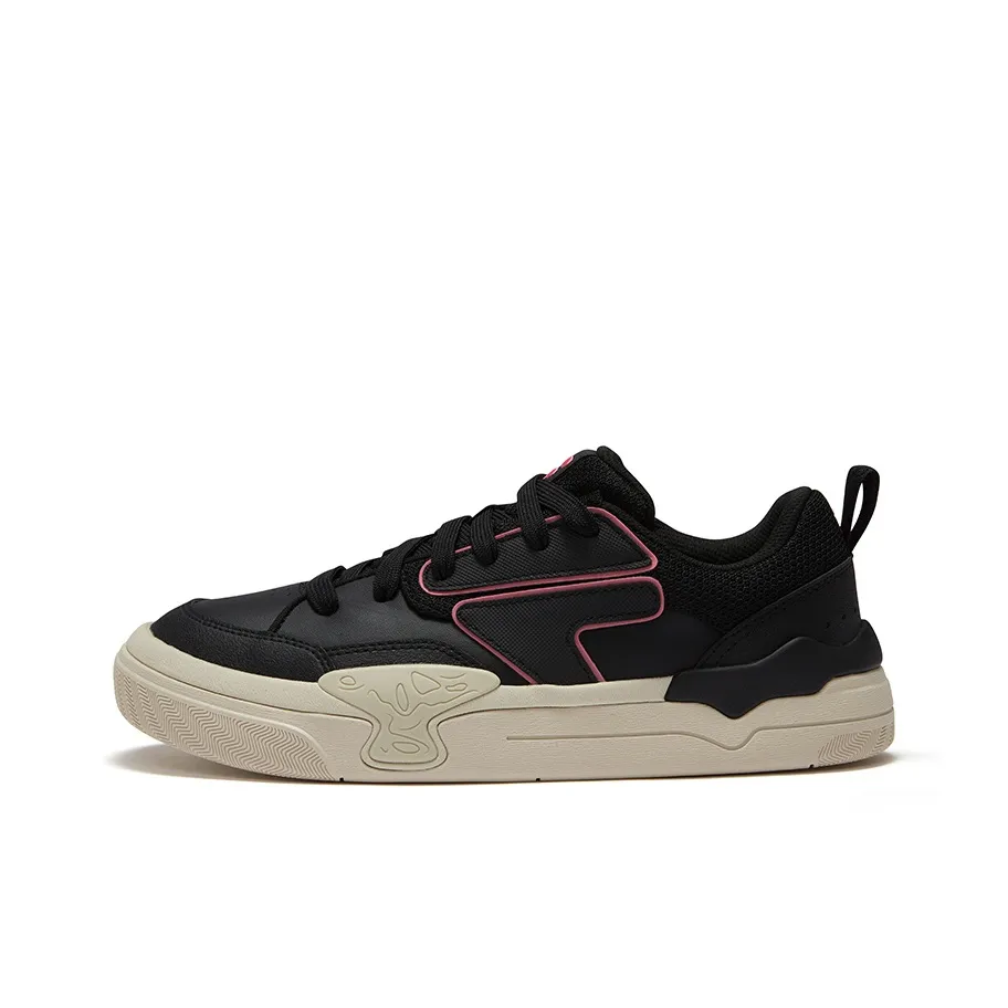 FILA FUSION Low Top Skateboard Shoes Women's Black