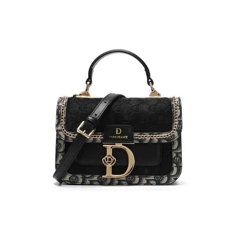 SEPTWOLVES ПУ (полиуретан) Сумка Стандартная Женская Черная