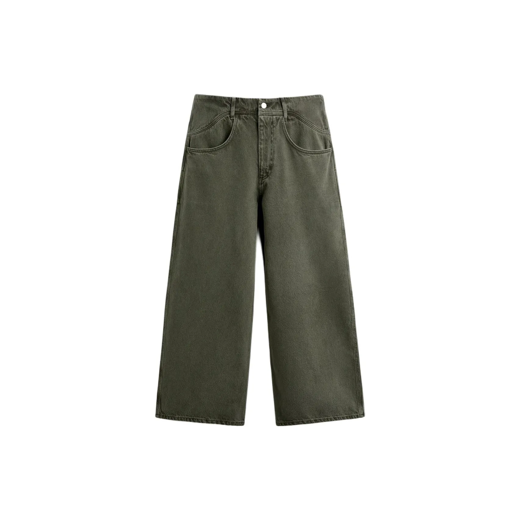 Nanushka X ZARA Nanushka Collaboration Jeans Men Army Green