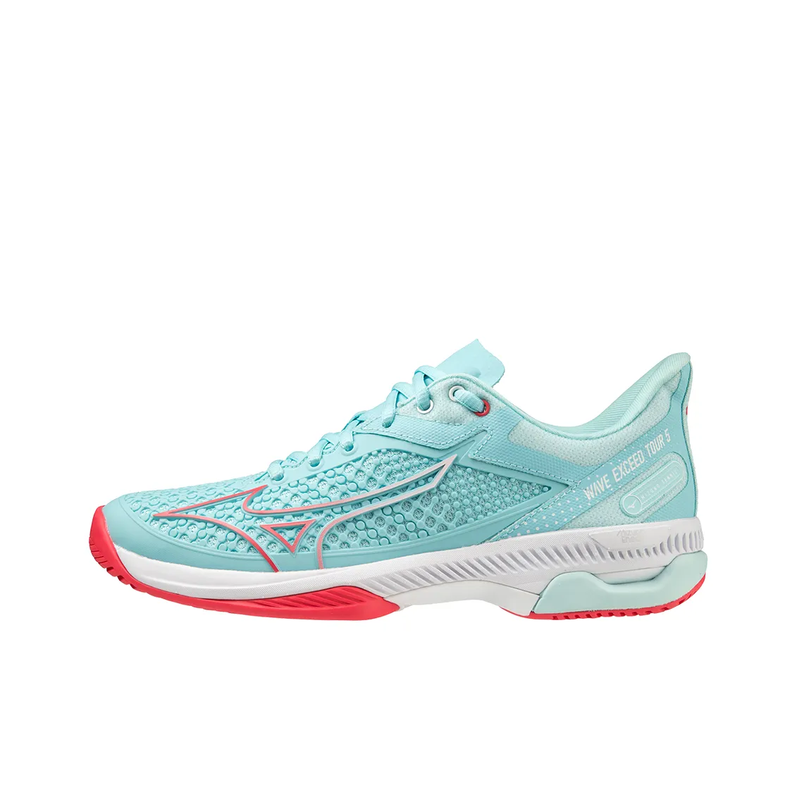 Mizuno Wave Exceed Tour 5 Устойчивые к истиранию Низкие Кроссовки для тенниса Женские Зеленые