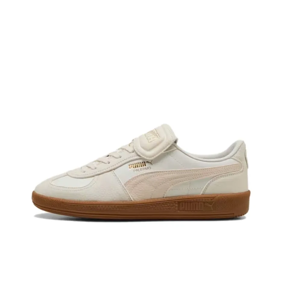 PUMA Palermo PREMIUM Устойчивые к истиранию низкие кроссовки для скейтбординга унисекс бежевые