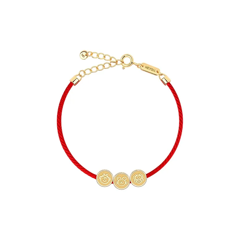 HUIYU Красный шнур Браслеты Унисекс