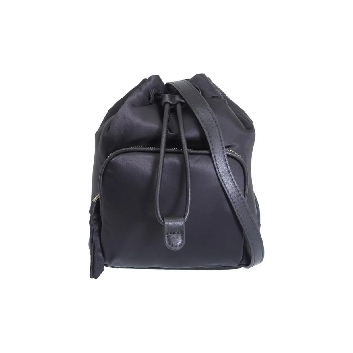 Furla Leather Bucket Bag, Shoulder Bag, Crossbody Bag Mini Women's Black