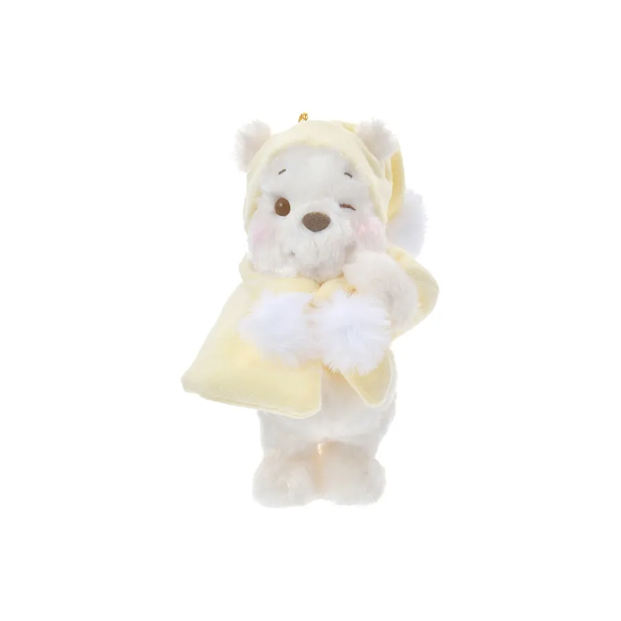 Disney Store Disney Store Winter Sweetheart Collection Винни-Пух Кукла с украшением в виде уха плюшевая подвеска 12 см 15 см рекомендуемая высота