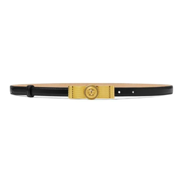 VERSACE Gianni Ribbon Leather Belt
