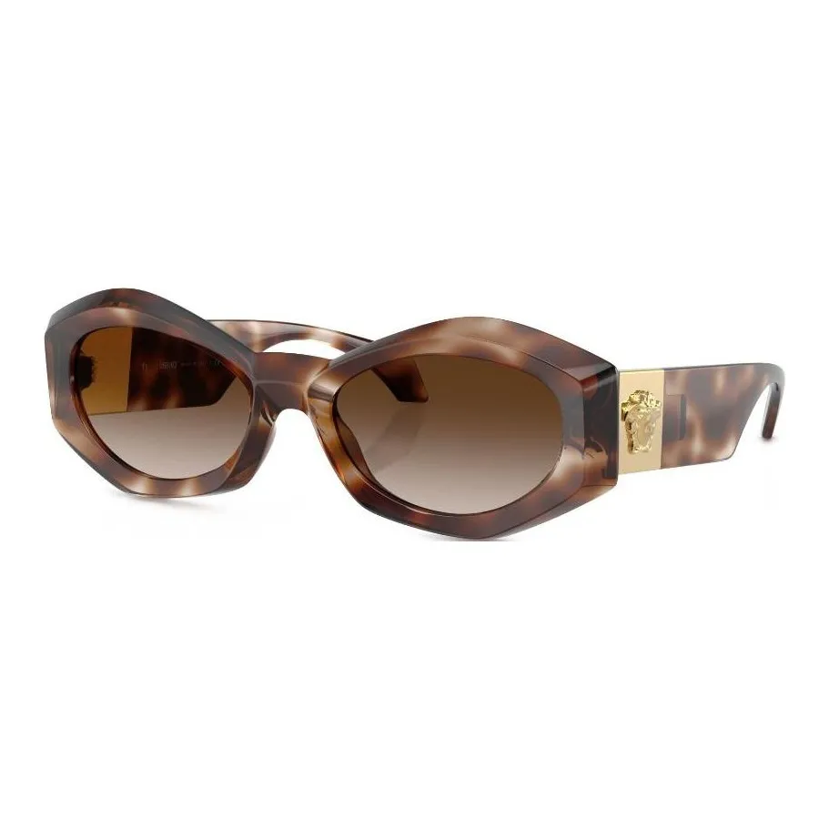 VERSACE Eyewear Irregular Frame Sunglasses